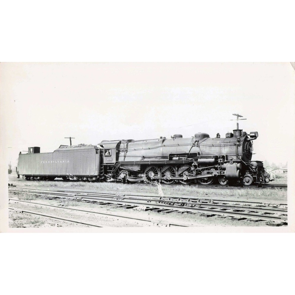 PRR Pennsylvania Railroad 4-8-2 #6793 Steam Locomotive Photo East St Louis 1938